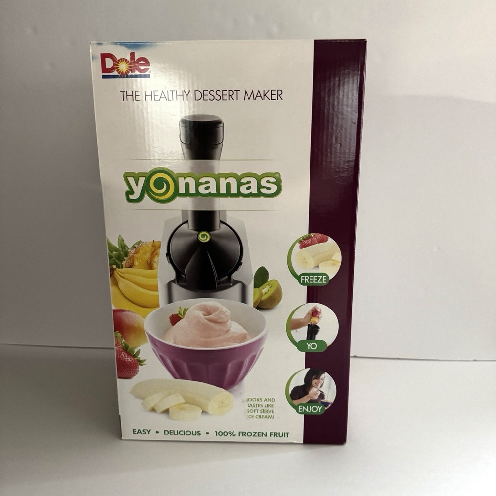 Yonanas Classic Vegan Non-Dairy Frozen Fruit Soft Serve‎ Dessert Maker Purple